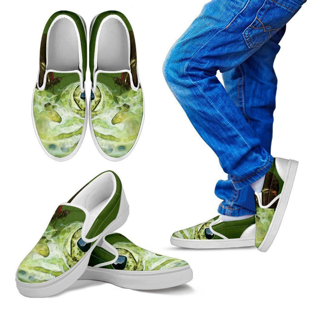 Kid's Slip Ons Hop Along (White Soles)-6teenth World™-Kid's Slip Ons-11 CHILD (EU28)-Vibe Cosy™