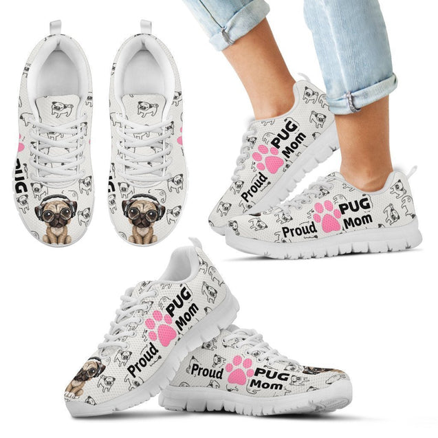 Pug & Music Kid's Sneakers-6teenth World™-Kid's Sneakers-11 CHILD (EU28)-Vibe Cosy™