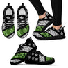Marine Green Thin Line Women's Sneakers-6teenth World™-Women's Sneakers-US5 (EU35)-Vibe Cosy™