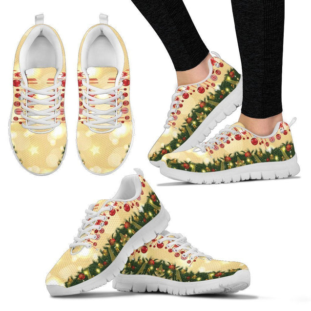 Balls of Christmas Women's Sneakers-6teenth World™-Women's Sneakers-US5 (EU35)-Vibe Cosy™