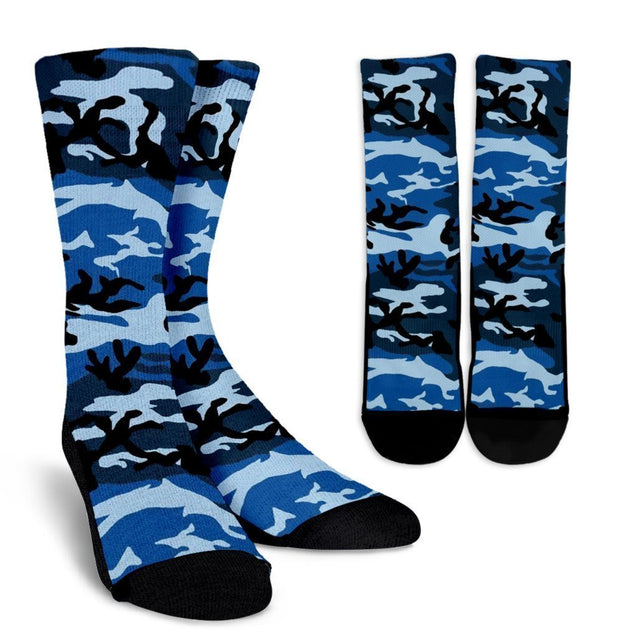 Camo Shoes-socks-6teenth Outlet-Crew Socks - White - Camo Shoes-Small/Medium-Vibe Cosy™