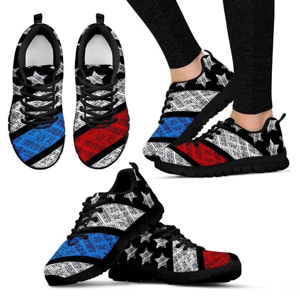 Remember 911 Lives Women's Sneakers-6teenth World™-Women's Sneakers-US5 (EU35)-Vibe Cosy™