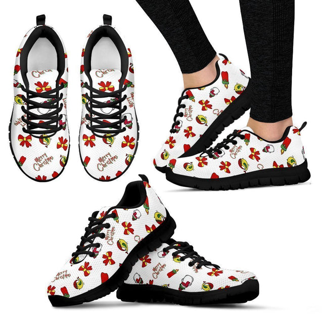 Merry Christmas Sneakers Women's Sneakers-6teenth World™-Women's Sneakers-US5 (EU35)-Vibe Cosy™