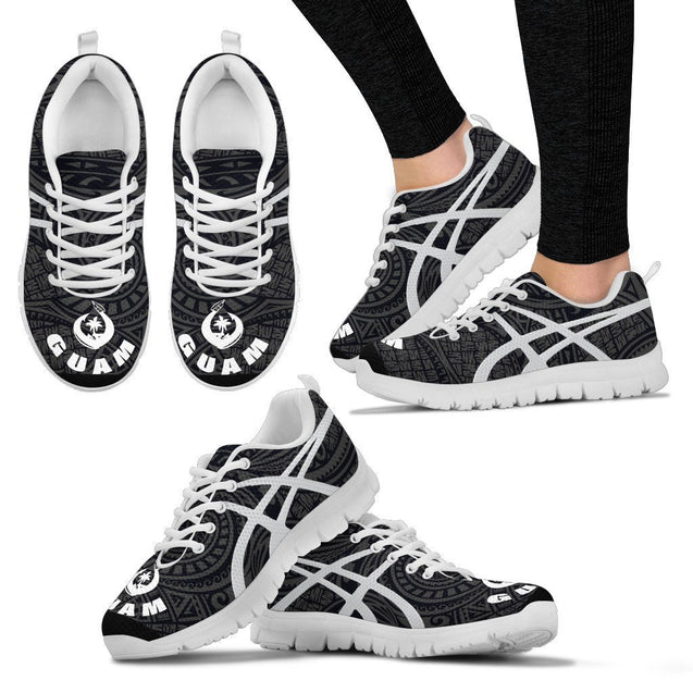 Guam Sneakers - New Style - BN09-SNEAKERS-polynesianprint-Women-US5 (EU35)-White-Vibe Cosy™