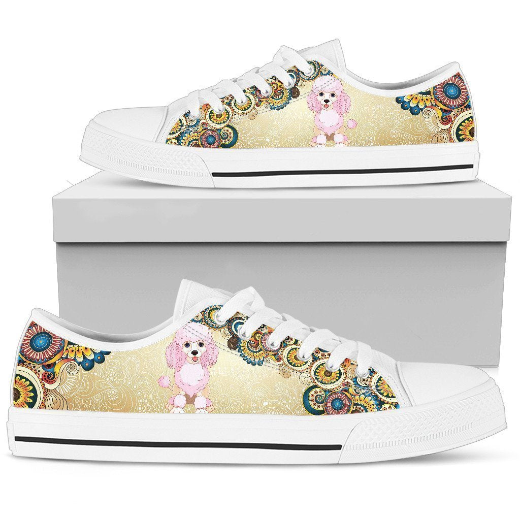 Poodle Women's Low Top Shoe-6teenth World™-Women's Low Top Shoe-US5.5 (EU36)-Vibe Cosy™