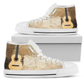 Guitar shoes-shoes-6teenth Outlet-Mens High Top - White - Guitar shoes-US5 (EU38)-Vibe Cosy™