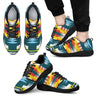 Sage Fire and Turquoise on White Sopo Men's Athletic Sneakers-6teenth World™-Men's Athletic Sneakers-US5 (EU38)-Vibe Cosy™