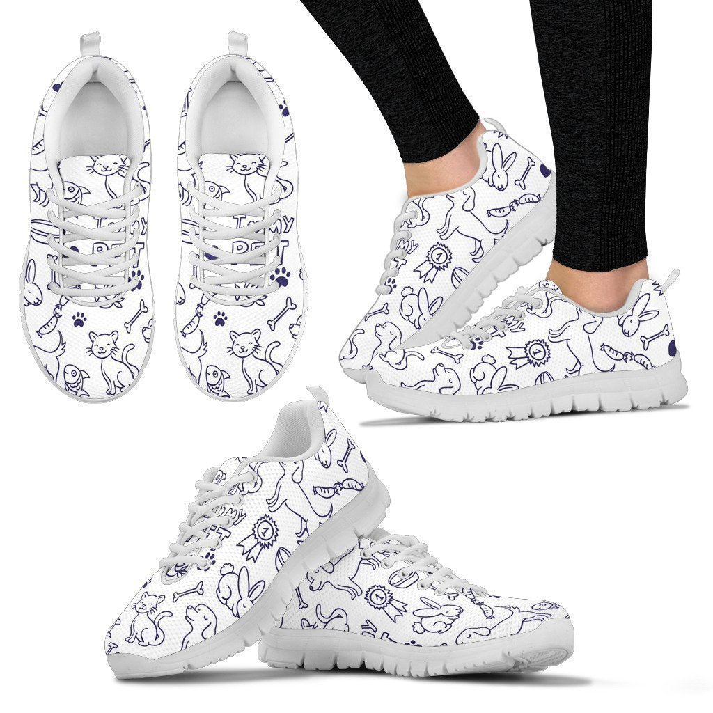 I Love My Pet Sneaker Women's-6teenth World™-Women's Sneakers-US5 (EU35)-Vibe Cosy™