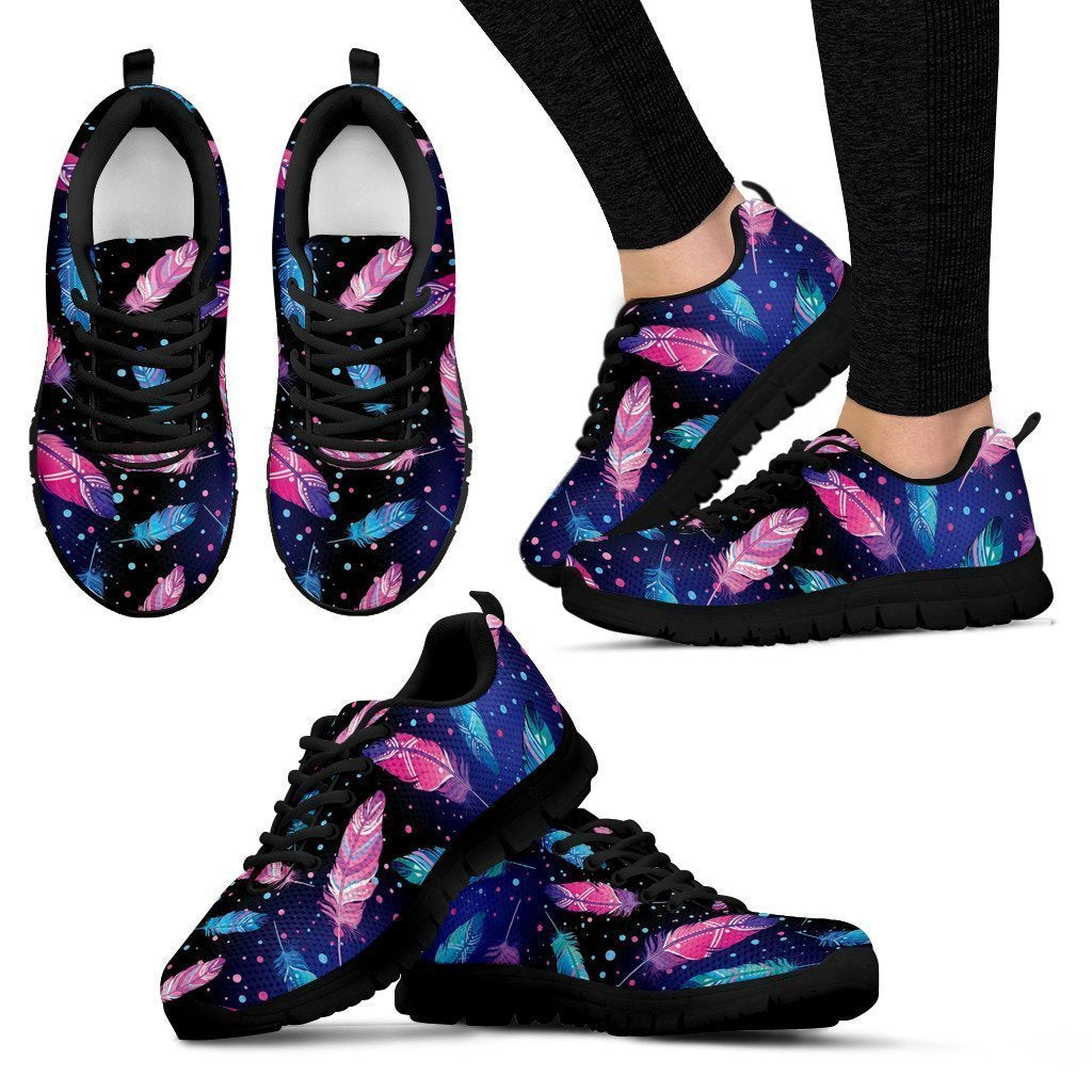 Neon feathers Women's Sneakers-6teenth World™-Women's Sneakers-US5 (EU35)-Vibe Cosy™