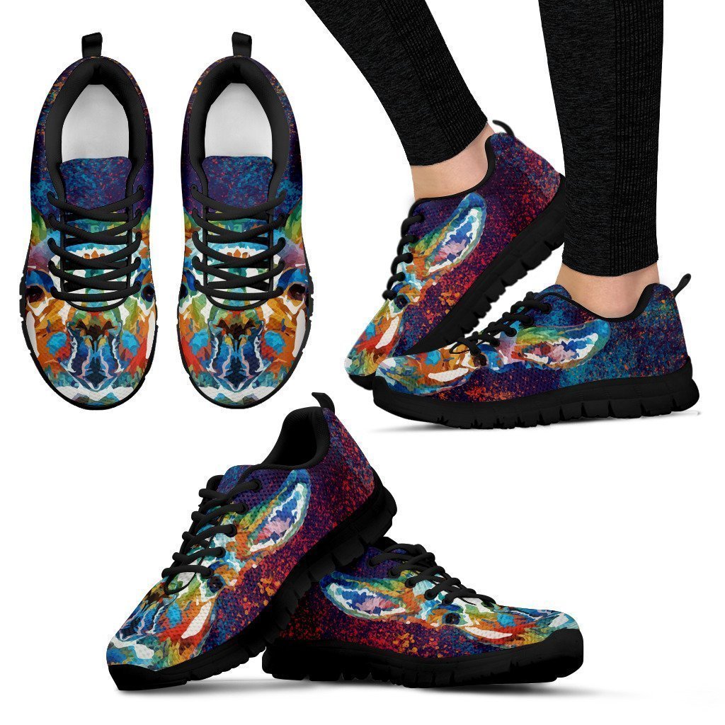 Rainbow Llama Women's Sneakers-6teenth World™-Women's Sneakers-US5 (EU35)-Vibe Cosy™