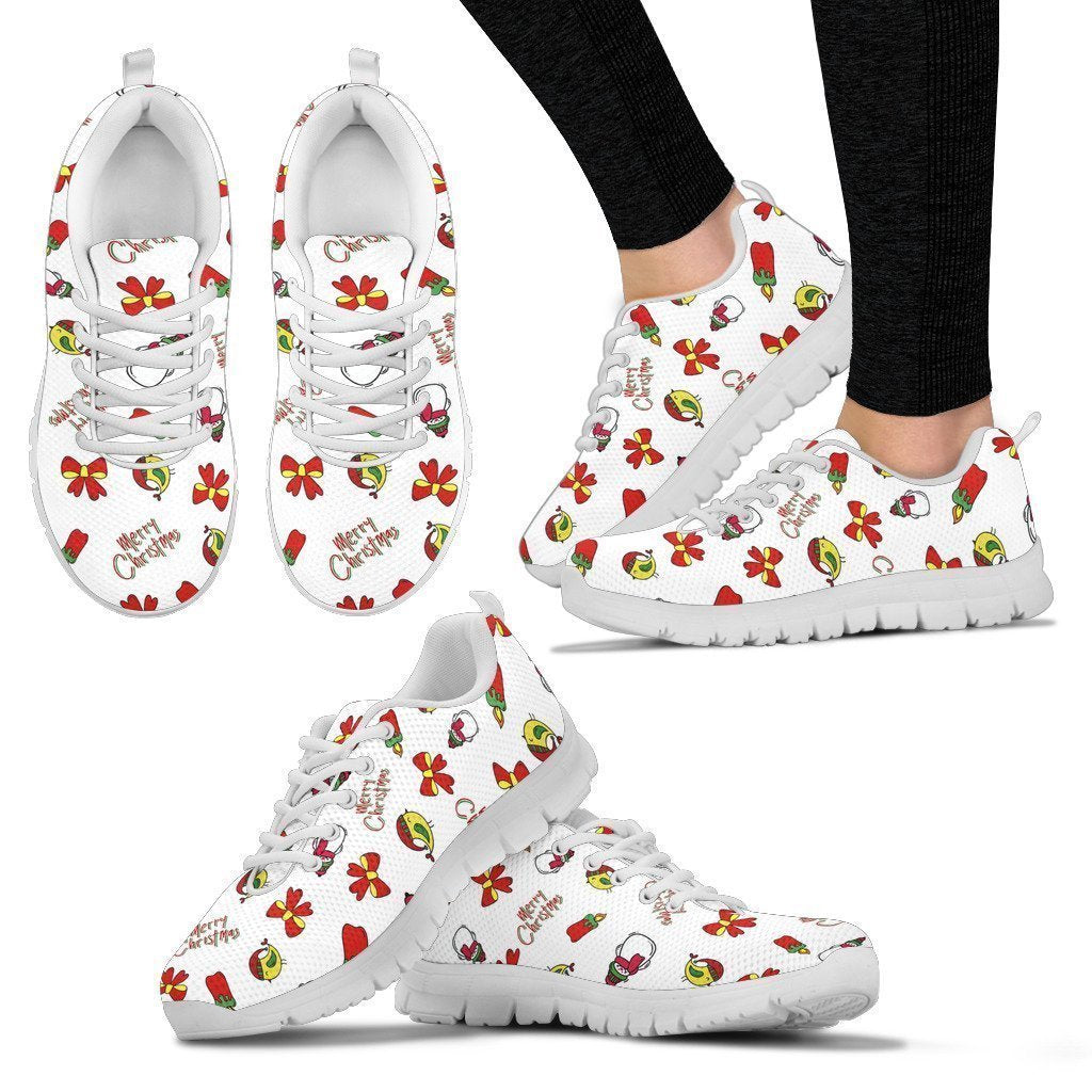 Merry Christmas Sneakers Women's Sneakers-6teenth World™-Women's Sneakers-US5 (EU35)-Vibe Cosy™