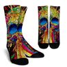 Sugar Skull Socks-socks-6teenth Outlet-Crew Socks - White - Sugar Skull Socks-Small/Medium-Vibe Cosy™