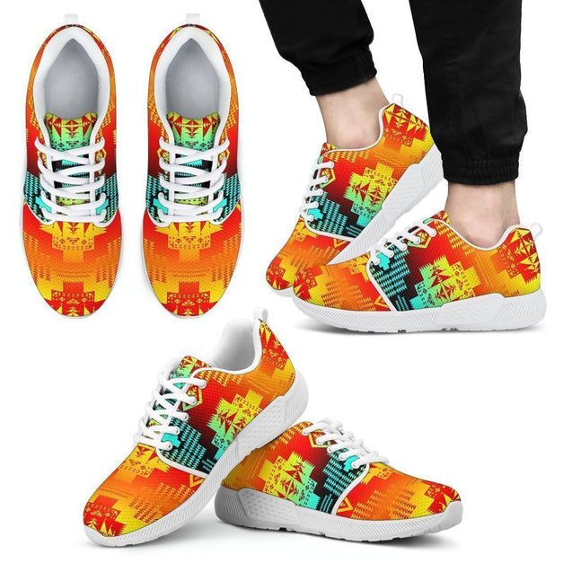 Seven Tribes Fire Sopo Men's Athletic Sneakers-6teenth World™-Men's Athletic Sneakers-US5 (EU38)-Vibe Cosy™