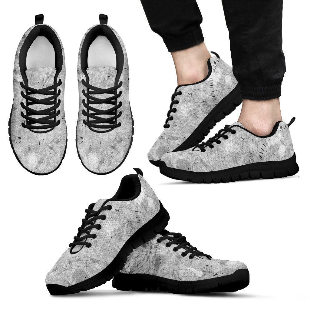 Grey Men's Sneakers-6teenth World™-Men's Sneakers-US5 (EU38)-Vibe Cosy™