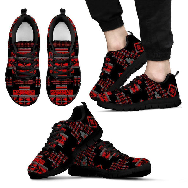 Seven Tribes Red Fire Sopo Men's Sneakers-6teenth World™-Men's Sneakers-US5 (EU38)-Vibe Cosy™