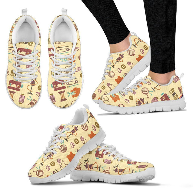 Sewing Sneaker Women's Sneakers-6teenth World™-Women's Sneakers-US5 (EU35)-Vibe Cosy™