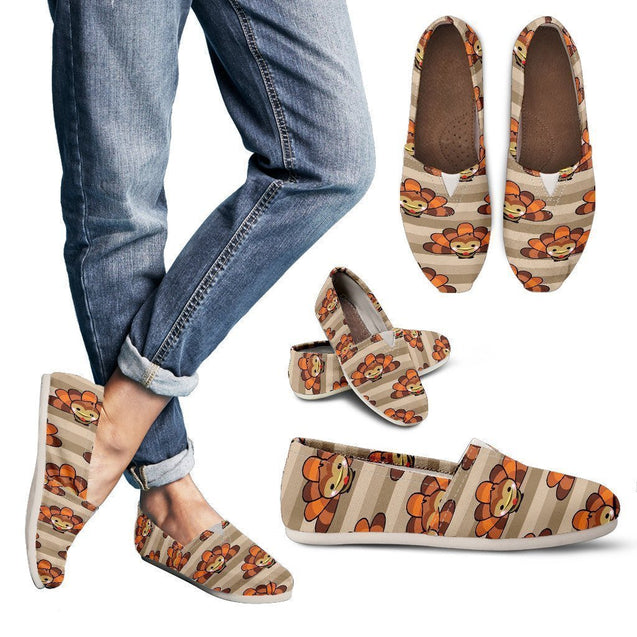 Thankful Turkeys Casual Shoes-6teenth World™-Women's Casual Shoes-US6 (EU36)-Vibe Cosy™