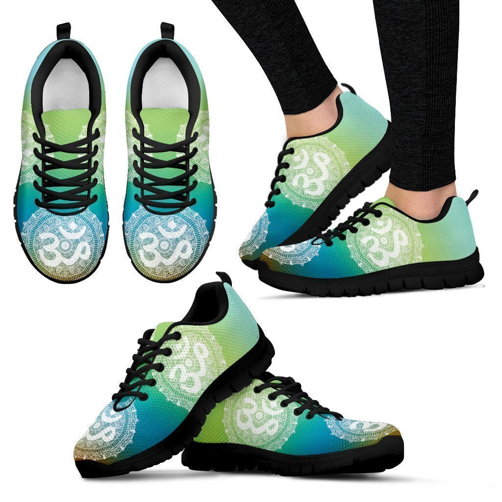Blue and Green Women's Sneakers-6teenth World™-Women's Sneakers-US5 (EU35)-Vibe Cosy™
