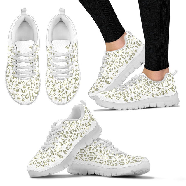 Christmas Wrap Women's Sneakers-6teenth World™-Women's Sneakers-US5 (EU35)-Vibe Cosy™