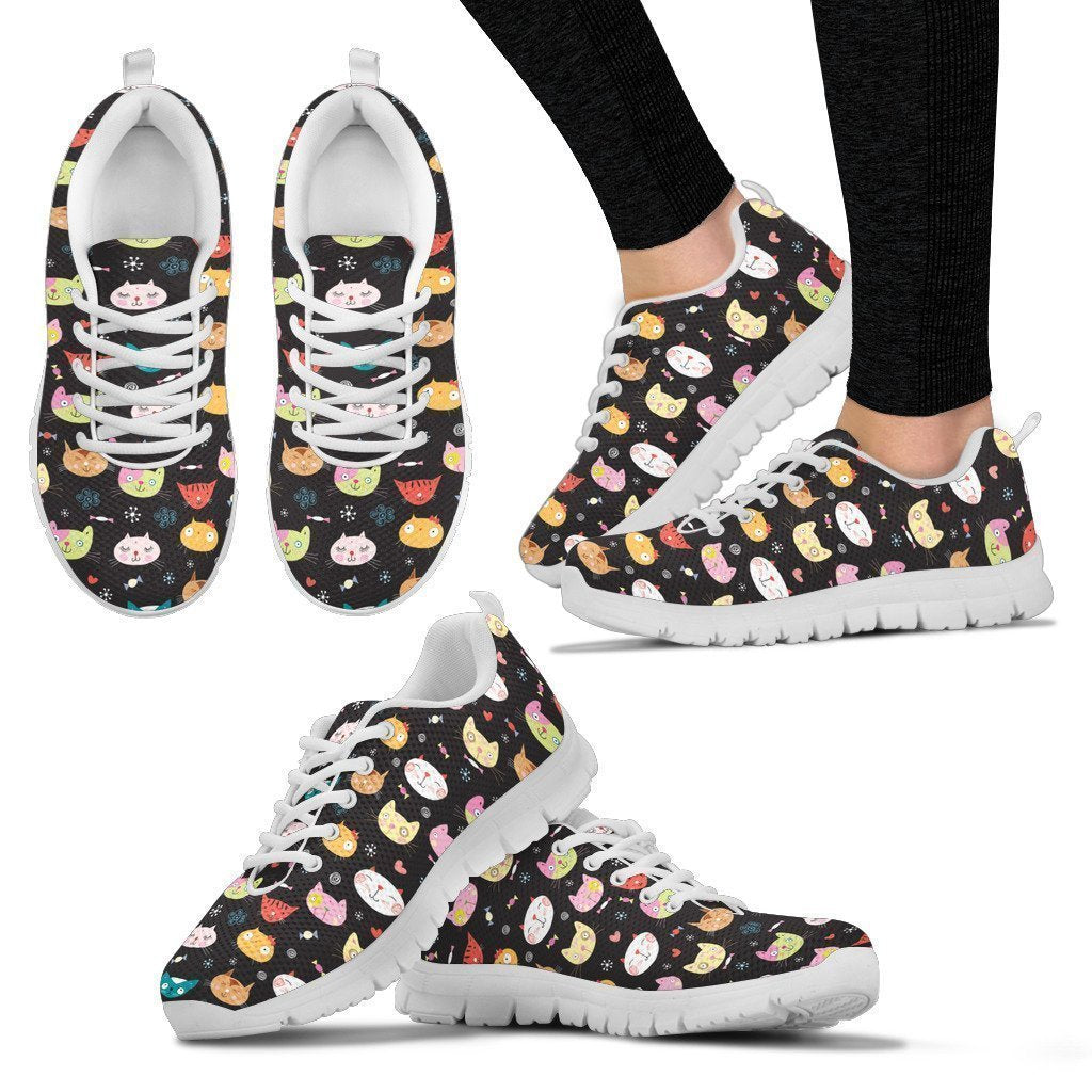 Cats Women's Sneakers-6teenth World™-Women's Sneakers-US5 (EU35)-Vibe Cosy™