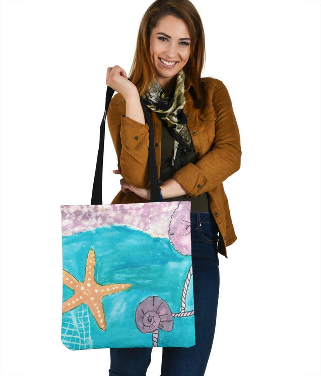 Akruti Artz Sea Shell Tote-Amaze Style™-Akruti Artz Sea Shell Tote-Vibe Cosy™