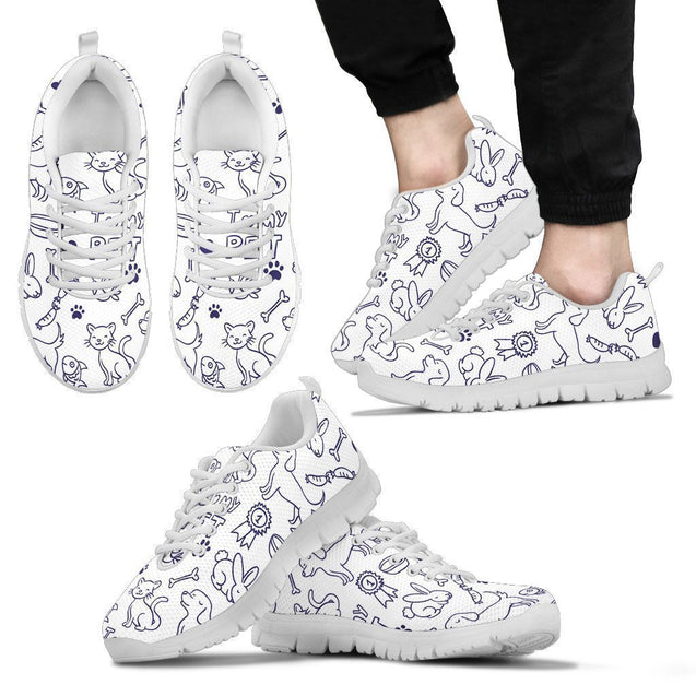 I Love My Pet Sneaker Men's-6teenth World™-Men's Sneakers-US5 (EU38)-Vibe Cosy™