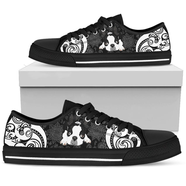 Boston Women's Low Top Shoe-6teenth World™-Women's Low Top Shoe-US5.5 (EU36)-Vibe Cosy™