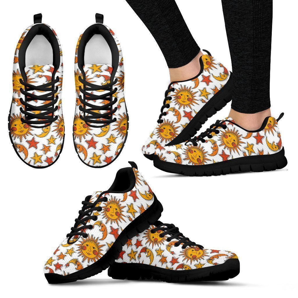 Planets and stars Women's Sneakers-6teenth World™-Women's Sneakers-US5 (EU35)-Vibe Cosy™