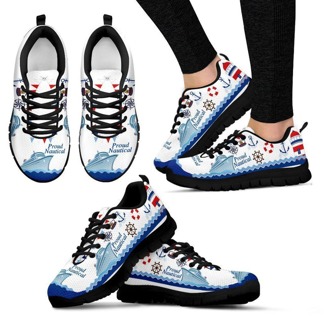 Nautical Sneakers-6teenth World™-Women's Sneakers-US5 (EU35)-Vibe Cosy™