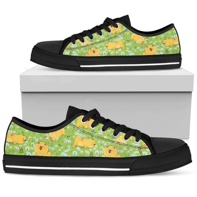 Chow Chow Women's Low Top Shoe-6teenth World™-Women's Low Top Shoe-US5.5 (EU36)-Vibe Cosy™