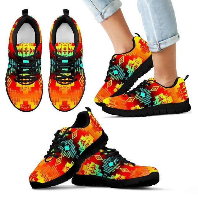 Seven Tribes Fire Kid's Sneakers-6teenth World™-Kid's Sneakers-11 CHILD (EU28)-Vibe Cosy™