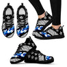 Thin Navy Line (Black) Women's Sneakers-6teenth World™-Women's Sneakers-US5 (EU35)-Vibe Cosy™