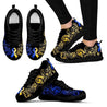 Gold and blue symbols Women's Sneakers-6teenth World™-Women's Sneakers-US5 (EU35)-Vibe Cosy™