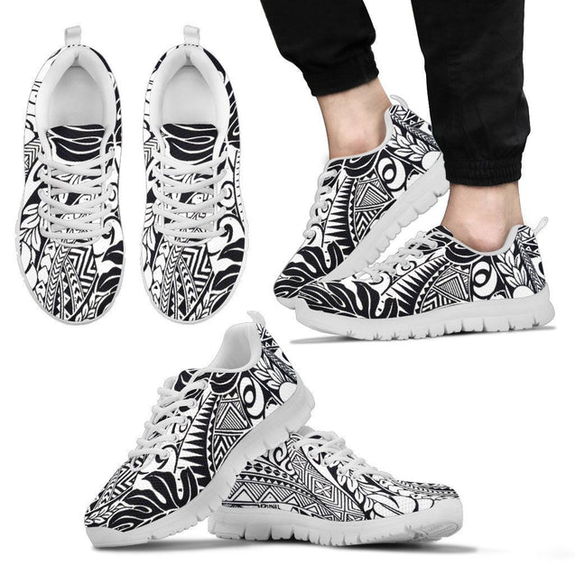 Poly Tribal Sneakers 36 - AH - J9-SNEAKERS-Alohawaii-Men's Sneakers-US5 (EU38)-White-Vibe Cosy™