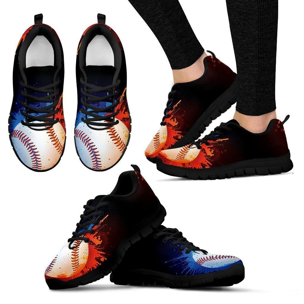 Awesome Baseball Women's Sneakers-6teenth World™-Women's Sneakers-US5 (EU35)-Vibe Cosy™