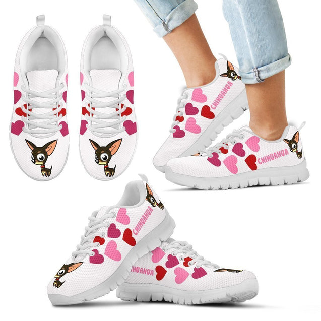 Chihuahua Lovers Kid's Sneakers-6teenth World™-Kid's Sneakers-11 CHILD (EU28)-Vibe Cosy™
