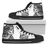 Sugar Skull Shoes-Shoes-6teenth Outlet-Womens High Top - Black - Sugar Skull Shoes-US5.5 (EU36)-Vibe Cosy™