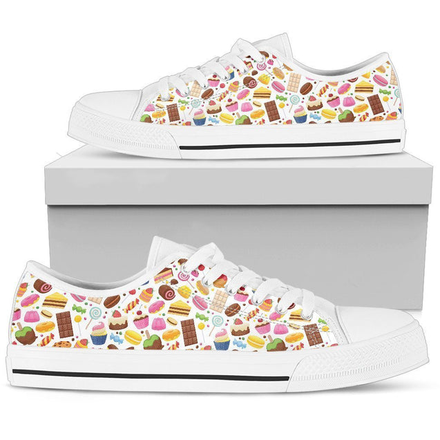 Sweet candy Women's Low Top Shoe-6teenth World™-Women's Low Top Shoe-US5.5 (EU36)-Vibe Cosy™