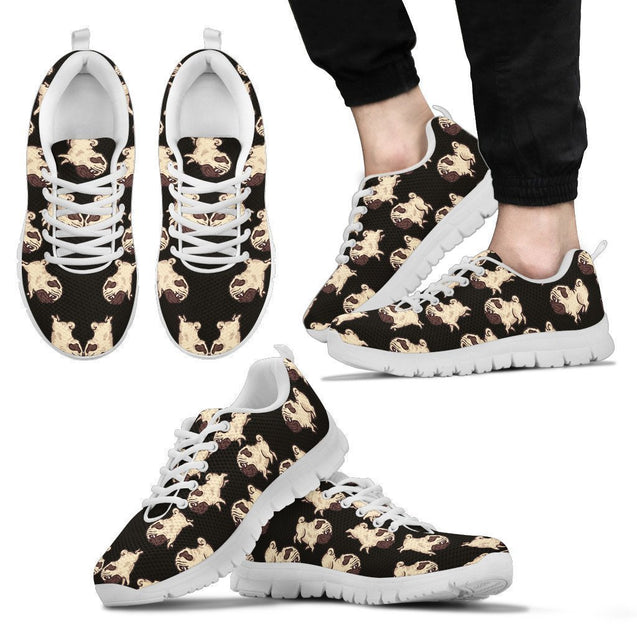 Pug Lover men's Sneakers-6teenth World™-Men's Sneakers-US5 (EU38)-Vibe Cosy™
