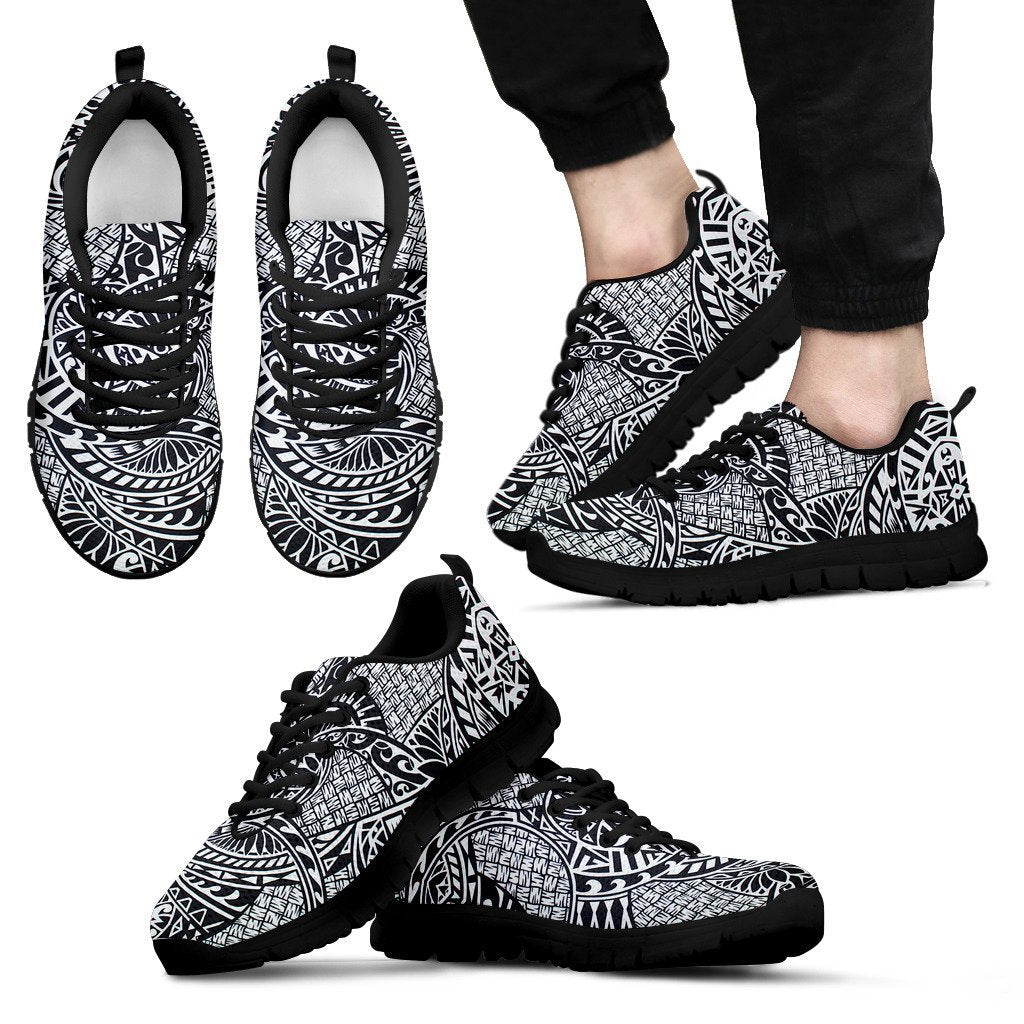 Poly Tribal Sneakers 16 - AH - J9-SNEAKERS-Alohawaii-Men's Sneakers-US5 (EU38)-Black-Vibe Cosy™