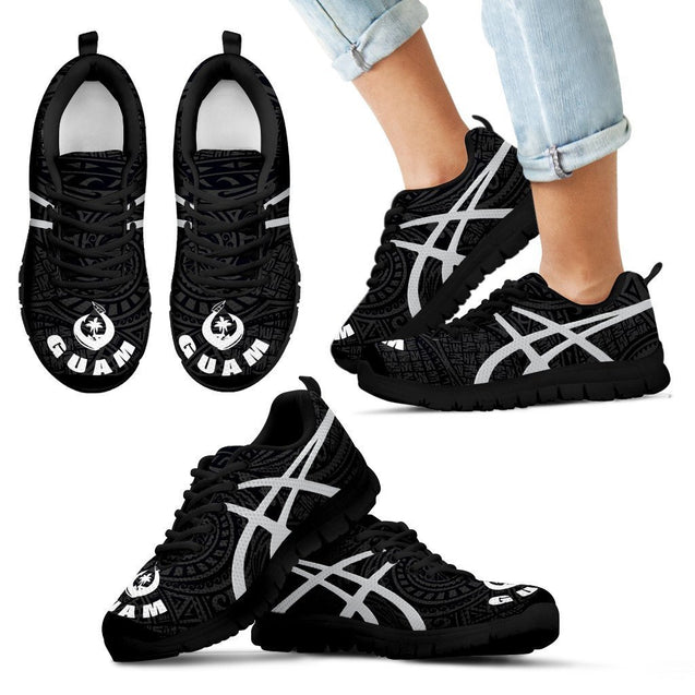 Guam Sneakers - New Style - BN09-SNEAKERS-polynesianprint-Kid-11 CHILD (EU28)-Black-Vibe Cosy™