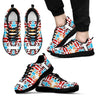 Big Pattern Fire Colors and Turquoise Men's Sneakers-6teenth World™-Men's Sneakers-US5 (EU38)-Vibe Cosy™
