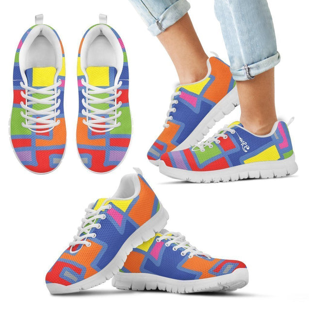 Kid's Sneakers Square Color-6teenth World™-Kid's Sneakers-11 CHILD (EU28)-Vibe Cosy™
