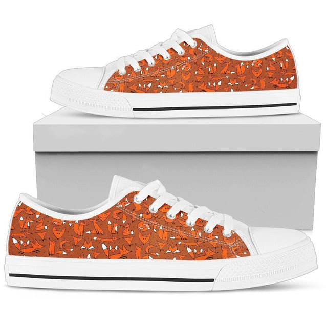 Fox Women's Low Top Shoe-6teenth World™-Women's Low Top Shoe-US5.5 (EU36)-Vibe Cosy™