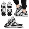 Hibiscus Royal Pattern Sneakers - AH-SNEAKERS-Alohawaii-Men's Sneakers-US5 (EU38)-White-Vibe Cosy™