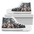 God of War-Shoes-6teenth Outlet-Womens High Top - White - God of War-US5.5 (EU36)-Vibe Cosy™
