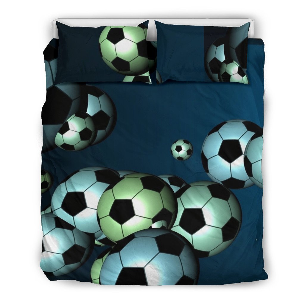 Footballs Bedding Set-6teenth World™-Bedding Set-Twin-Vibe Cosy™