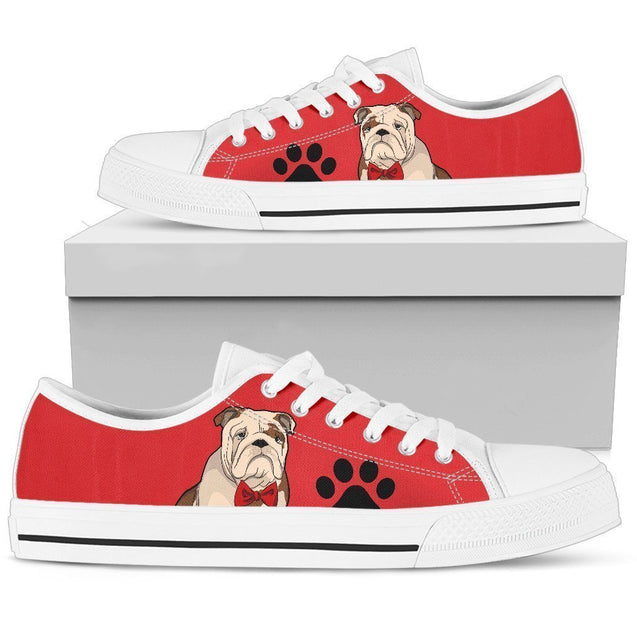 Bulldog Women's Low Top Shoe-6teenth World™-Women's Low Top Shoe-US5.5 (EU36)-Vibe Cosy™