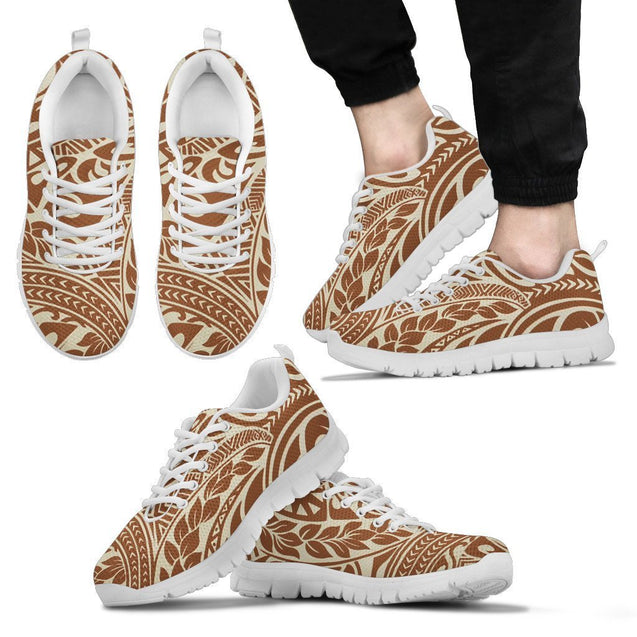 Poly Tribal Sneakers 25 - AH - J9-SNEAKERS-Alohawaii-Men's Sneakers-US5 (EU38)-White-Vibe Cosy™