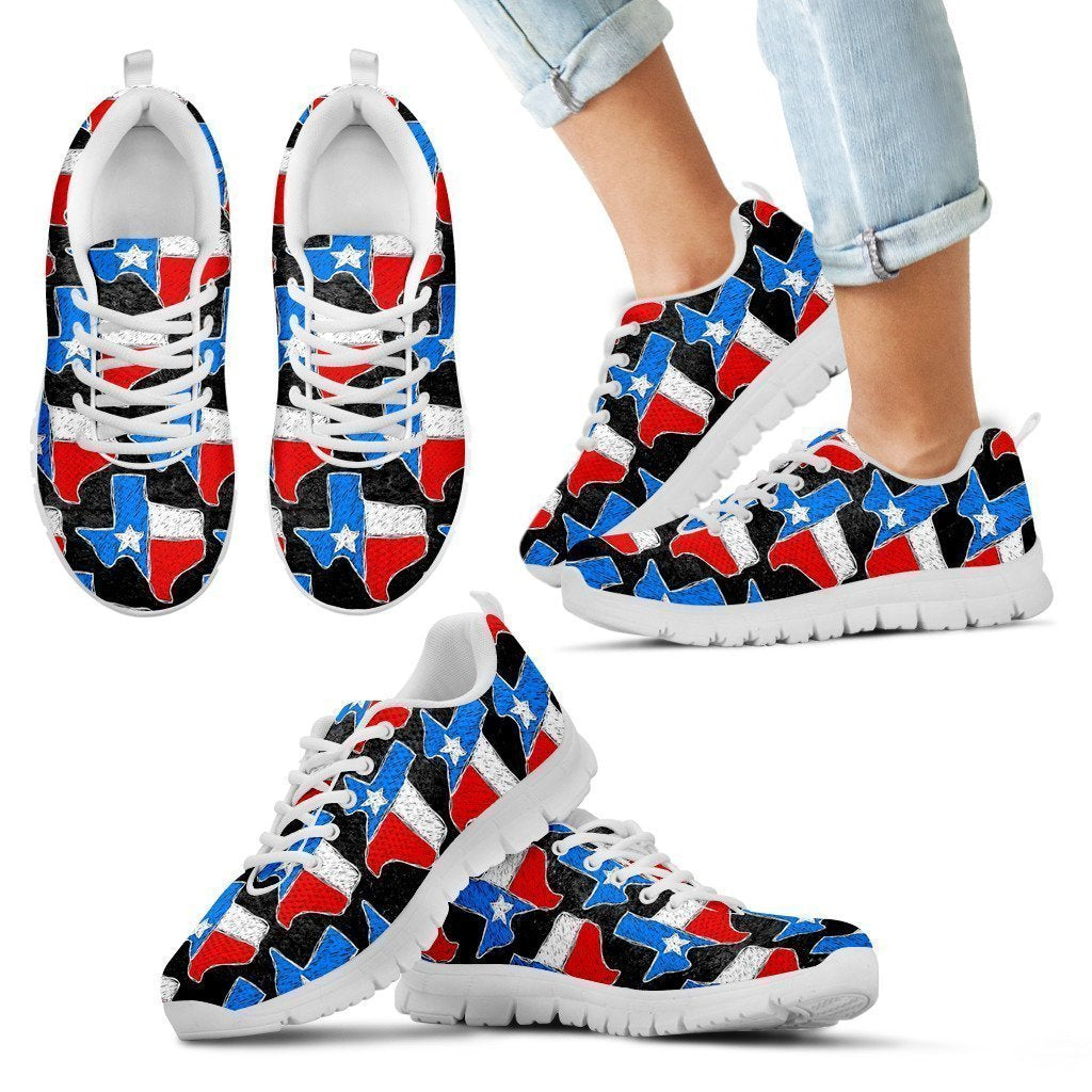 Texas Home Flag Kid's Sneakers-6teenth World™-Kid's Sneakers-11 CHILD (EU28)-Vibe Cosy™